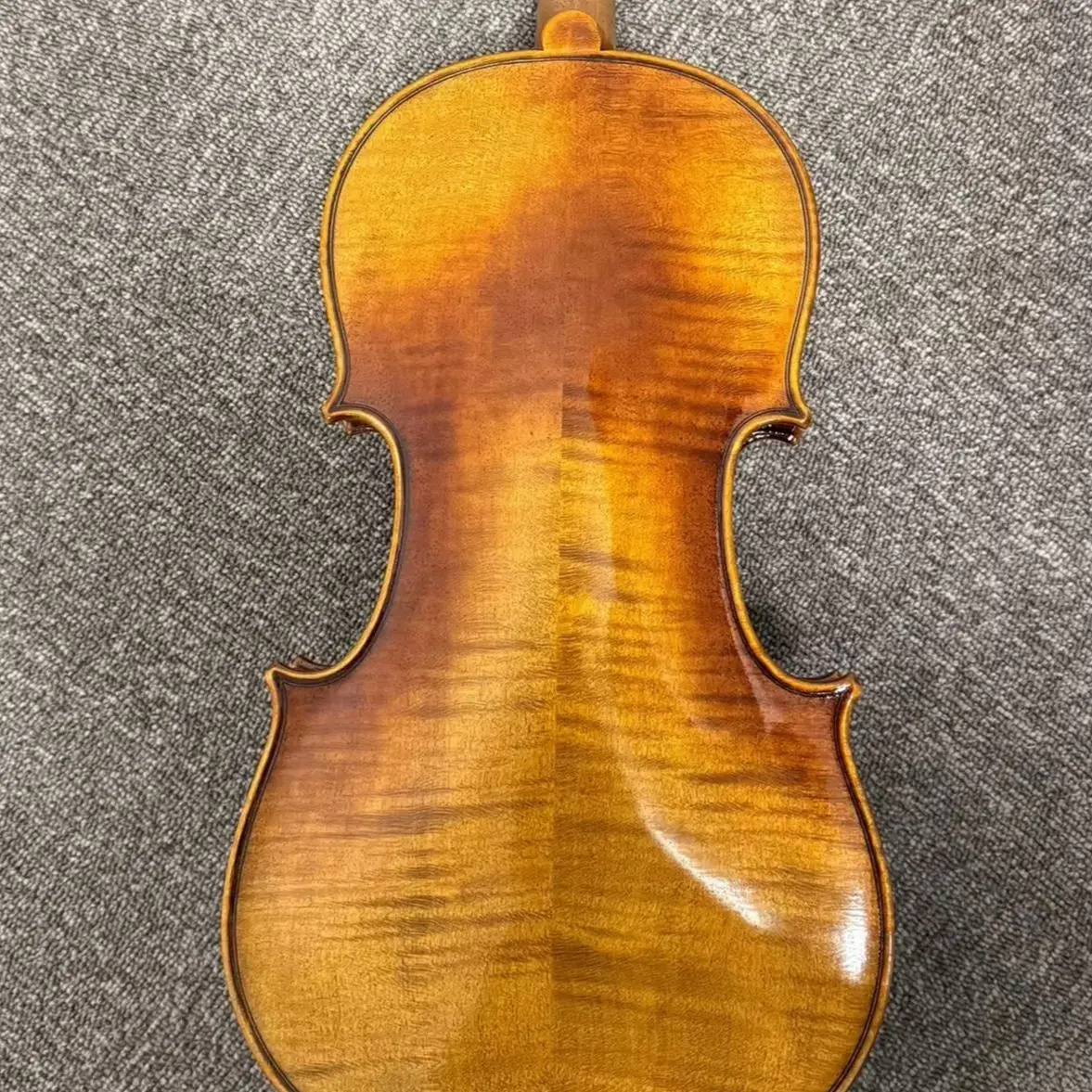 Handmade Violin 4/4 Two-Piece Back Stradivarius Violin 1715 Model Handmade Oil Varnish Selected Spruce Wood over 10 Years Old Ebony Fittings Christmas Gift