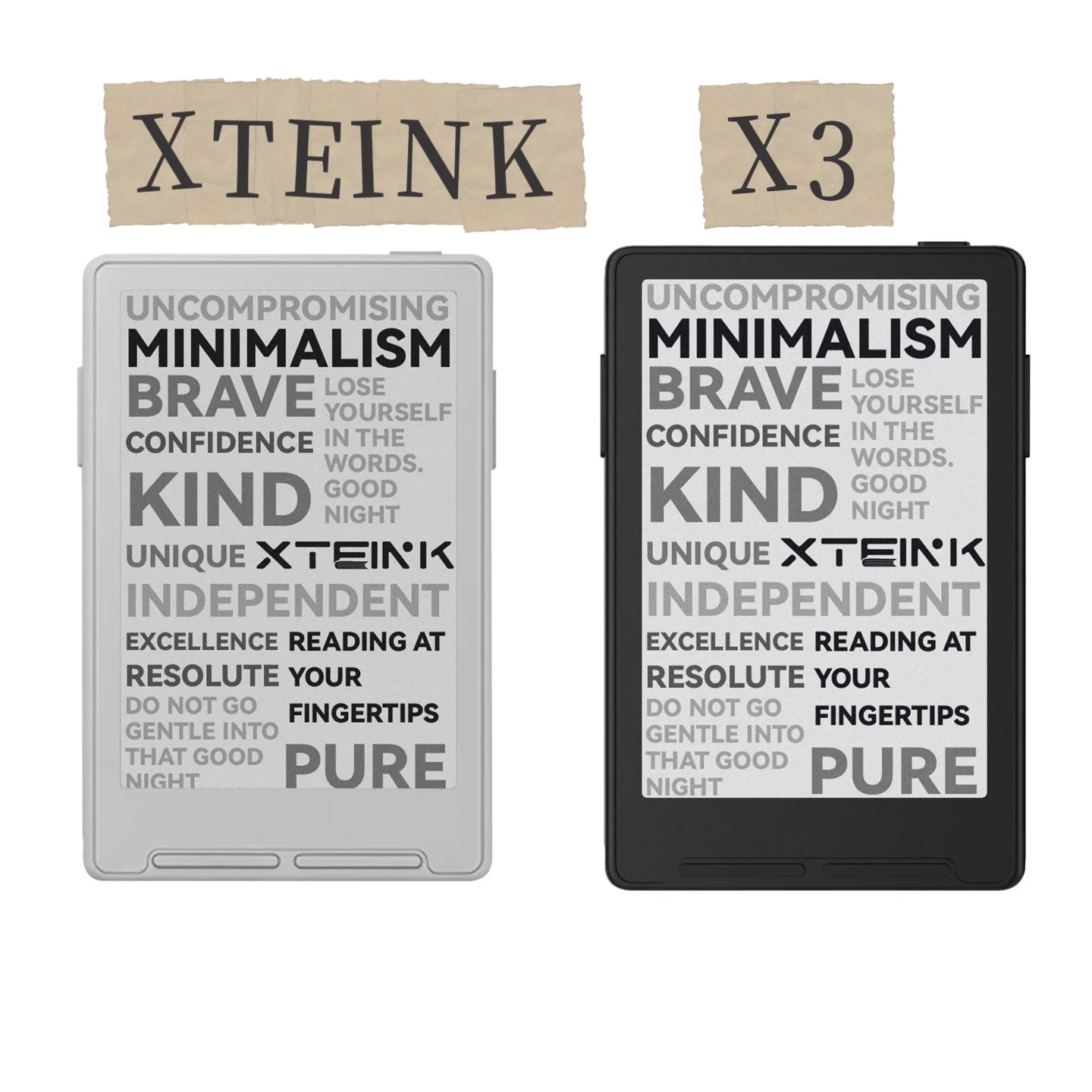 Pre-Sale XTEINK X3 E-Book Reader Lightweight 4.3-inch 219dpi suitable for Android system 1400mAh upports WiFi and Bluetooth