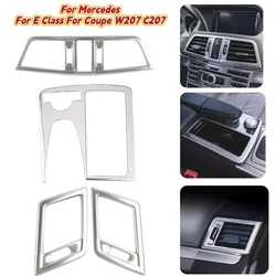 Car Water Cup Holder Chrome Plating Strip Trim Ring For Mercedes For Benz E Class For Coupe W207 C207 2009-2013 Cup Holder Frame