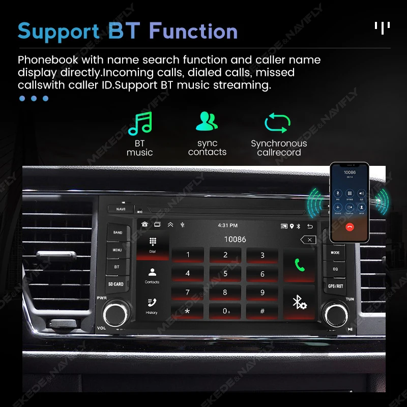 NaviFly-مشغل سيارة متعدد الوسائط لاسلكي ، أندرويد تلقائي 13 ، مقعد إيبيزا ، ليون ، MK3 ، 5F ،-، WiFi ، GPS ، BT ، DVR ، SWC #3