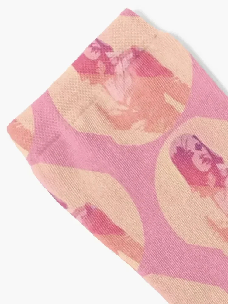 Shiv Roy Pink Pop Art Socks new year funny gifts Stockings man luxury Socks Man Women's