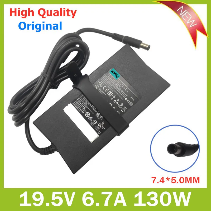 19.5V 6.7A 7.4*5.0mm 130W Laptop Adapter Charger For Dell XPS M1210 M1710 GEN2 9Y819 310-4180 K5294 d232h da130pe1-00 fa130pe1-0