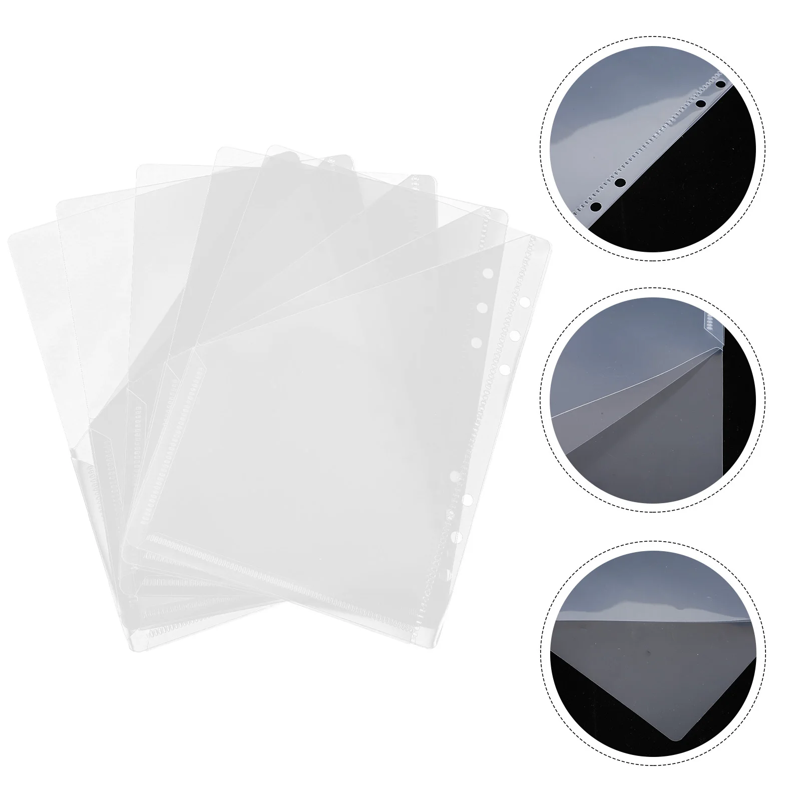 

5 шт. страницы планировщика билетов, прозрачные рукава для фото документов, практичные держатели файлов для школьной офисной папки с дисками