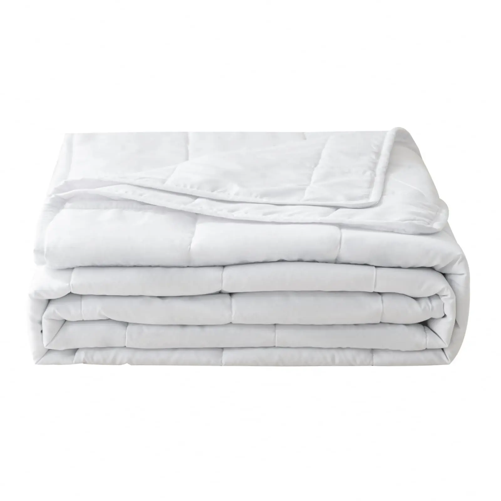 Good Nite 4.5Tog Summer Duvet: King Size, Soft, Lightweight, and Machine Washable Quilt with Corner Ties, White