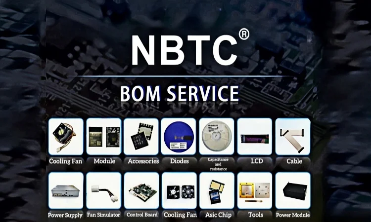 Antminer L7 Hash Board Ersatzteile Liste BM1489 VIS30010 CN5 CNF PIC16F1704 MP1517DR SGM2036 ADJYN5G SQ7LA VS3510AP