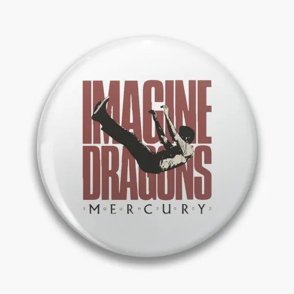 Imagine Mercury Tour 2022 Dragons  Soft Button Pin Funny Jewelry Fashion Hat Badge Cartoon Metal Women Lapel Pin Gift Decor