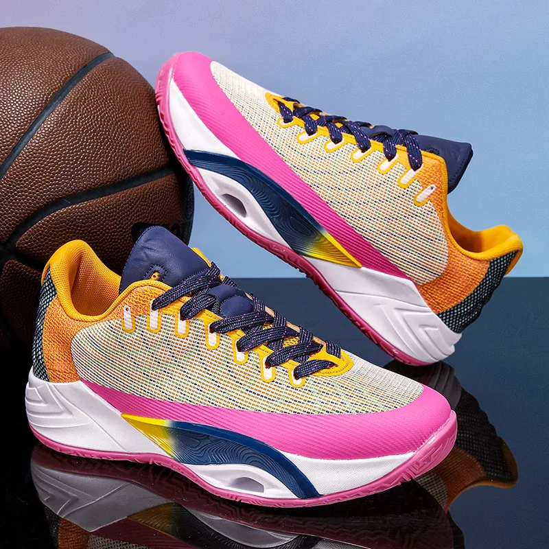 

High Quality Fashion Men's Basketball Shoes Big Size 47 Professional Sports Shoes Men Trainers Platform Sneakers baskets hommes