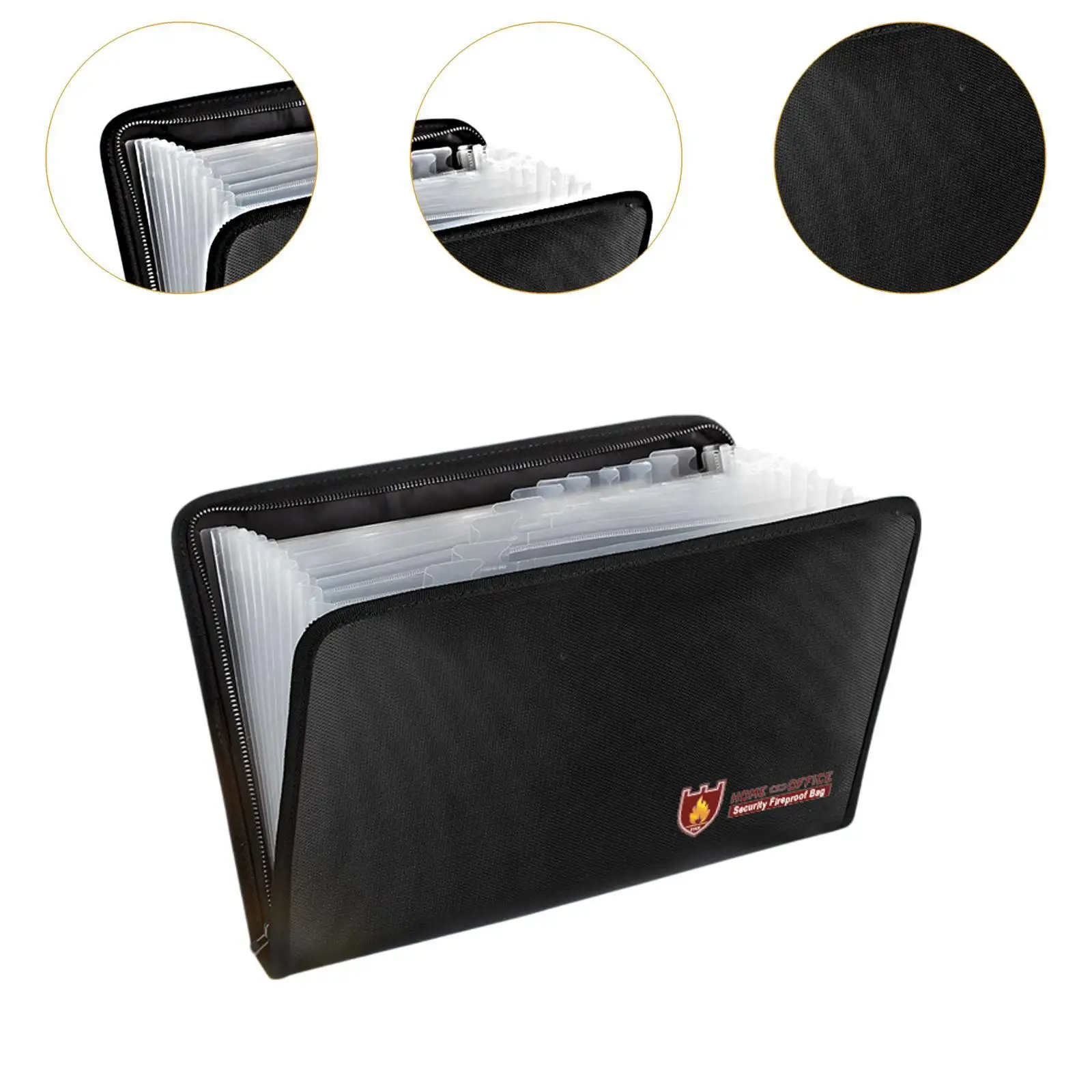 Fireproof Document Bag Money Jewelry 1200 Degree Heat Insulated Fire Proof Money Bag Fire Resistant Safe Envelope Fire Proof Bag