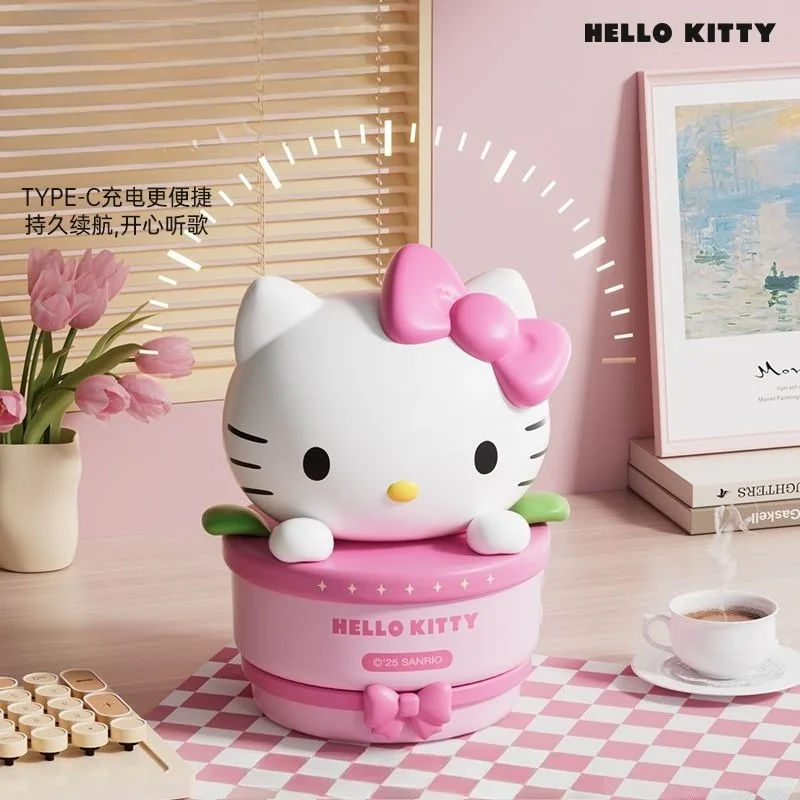 

Anime new Hello Kitty cartoon cute potted bluetooth audio creative personality cool surprise birthday gift for girlfriend