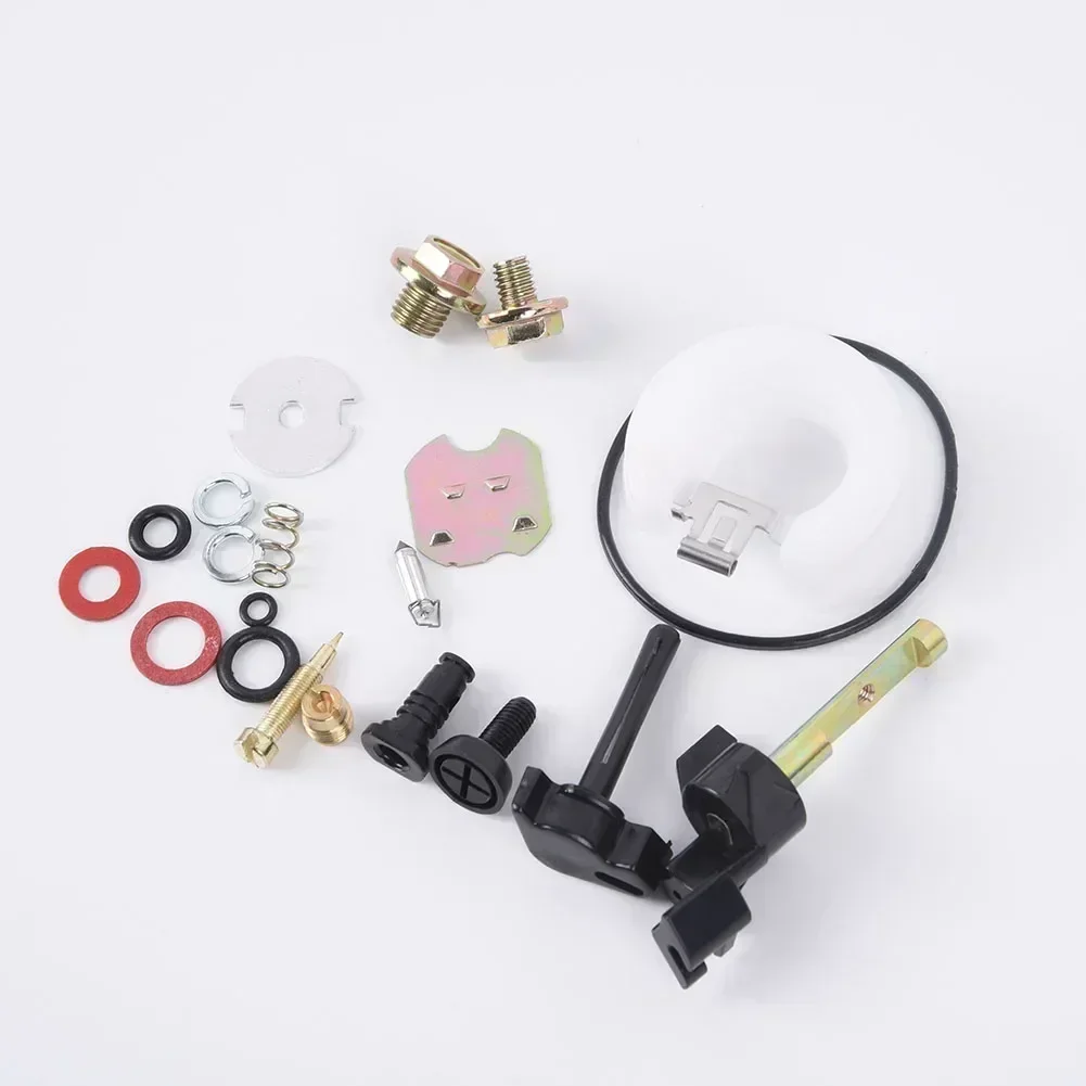 Carburetor Rebuild Repair Kit For Honda GX200 Engine Motor Carby Carburetor Set Part Metal Repair Kit Accessories