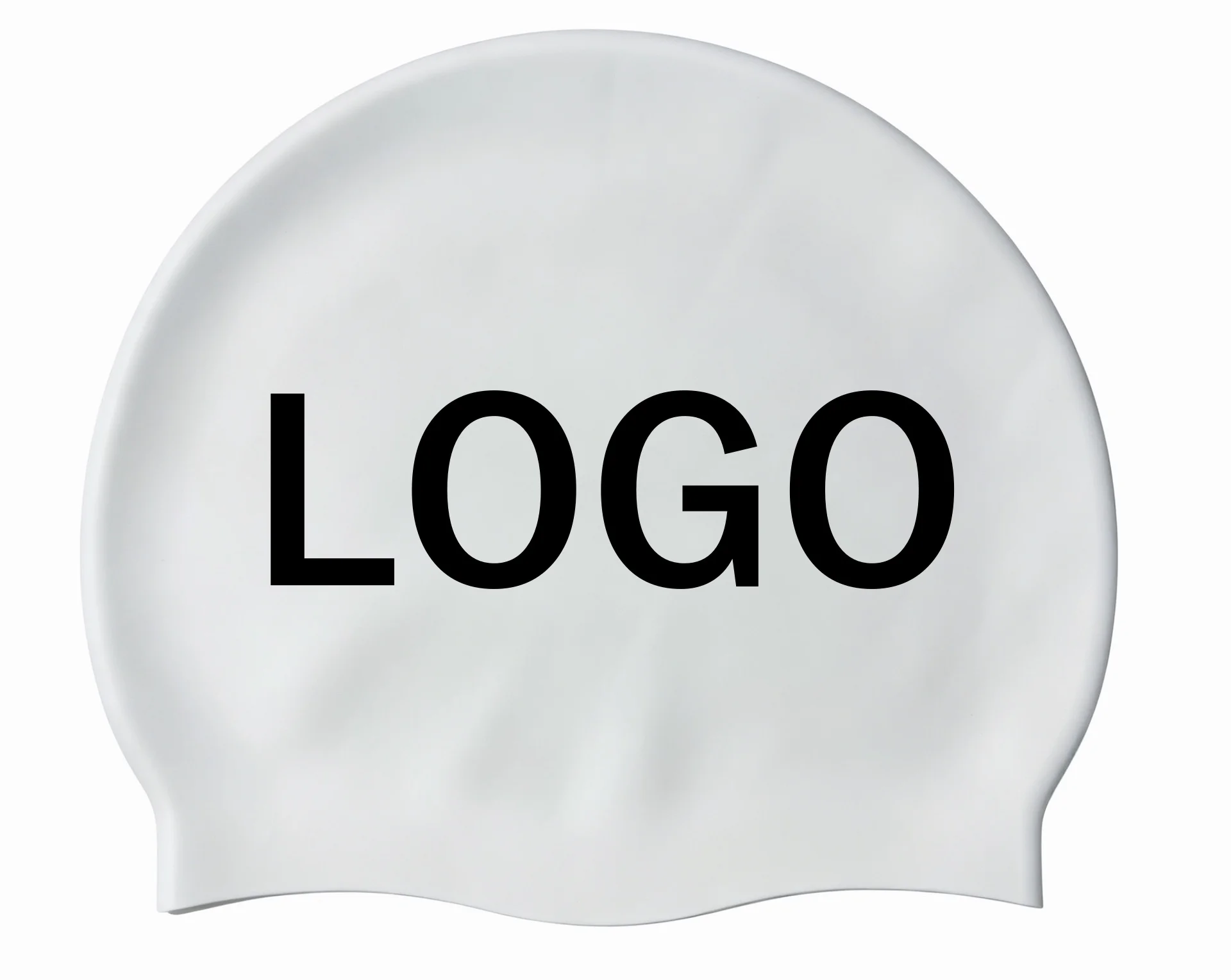 Custom logo Silicone Swimming Cap Eco friendly Sports Diving Customized Swim Cap for Adults Man Woman Kids a42