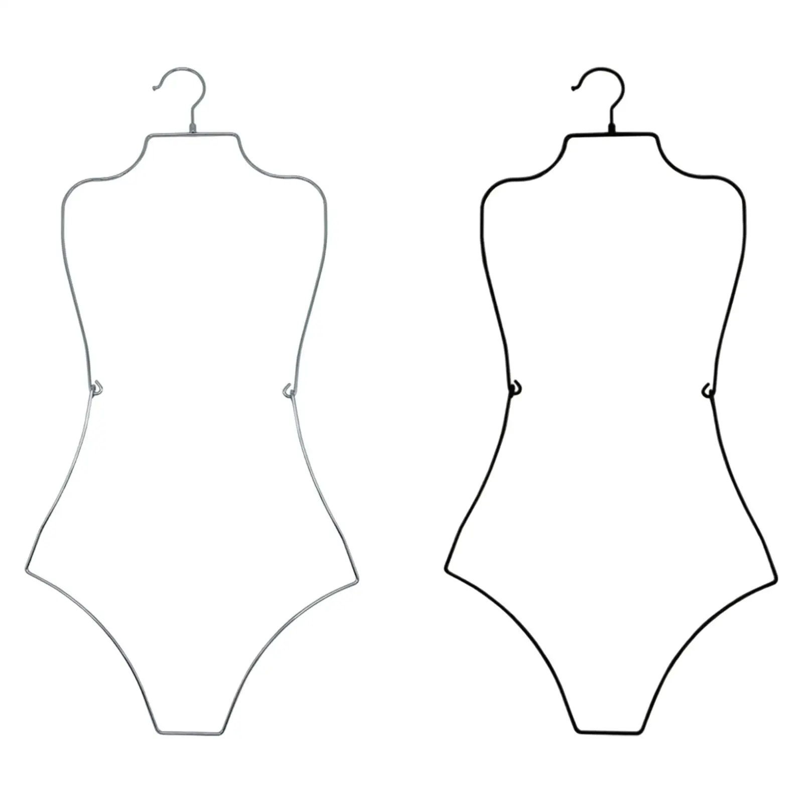 Swimsuit Display Hanger Lingerie Hanging Rack Folding Top Swivel Hook Bathing Suit Display Rack for Sleepwear Shops Boutiques