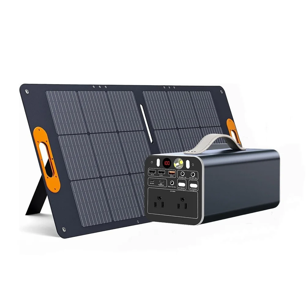 200W MPPT Solar Portable Power Station, 110V 220V Dual Voltage, Cross-border Outdoor Emergency Energy Supply