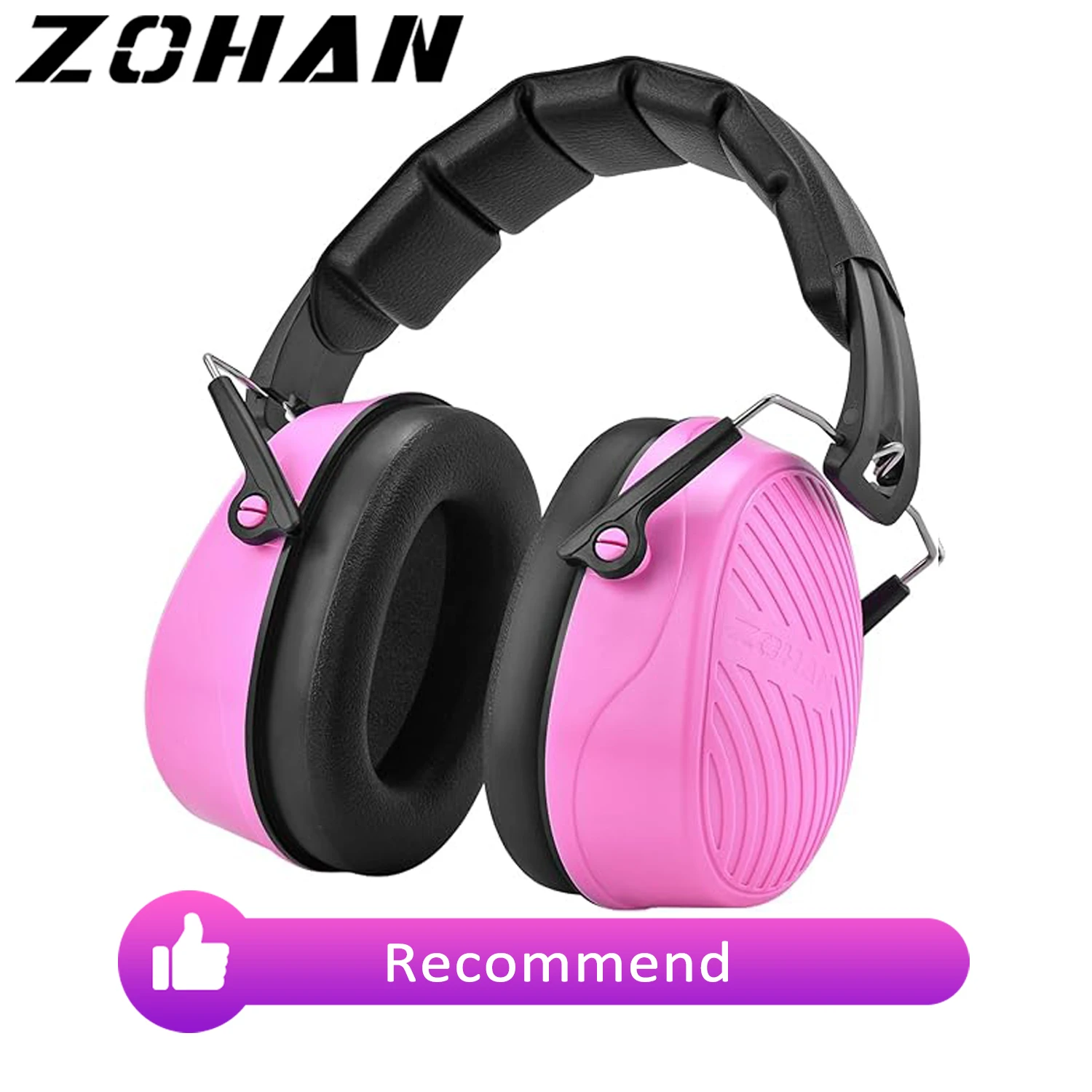 ZOHAN Earmuffs Shooting Ear Protector Hear Protection Passive Muffs Safety Noise Reduction Cancelling Headphone NRR28db