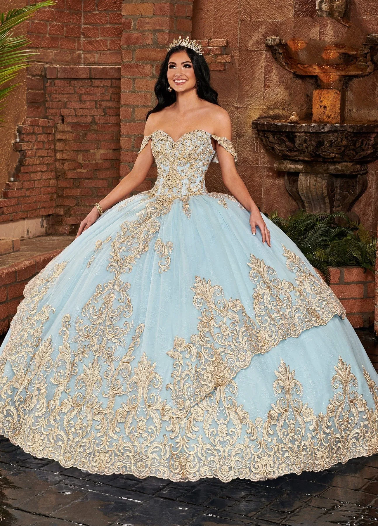 Champagne Charro Quinceanera Dresses Ball Gown Sweetheart Tulle Appliques Puffy Mexican Sweet 16 Dresses 15 Anos Customized