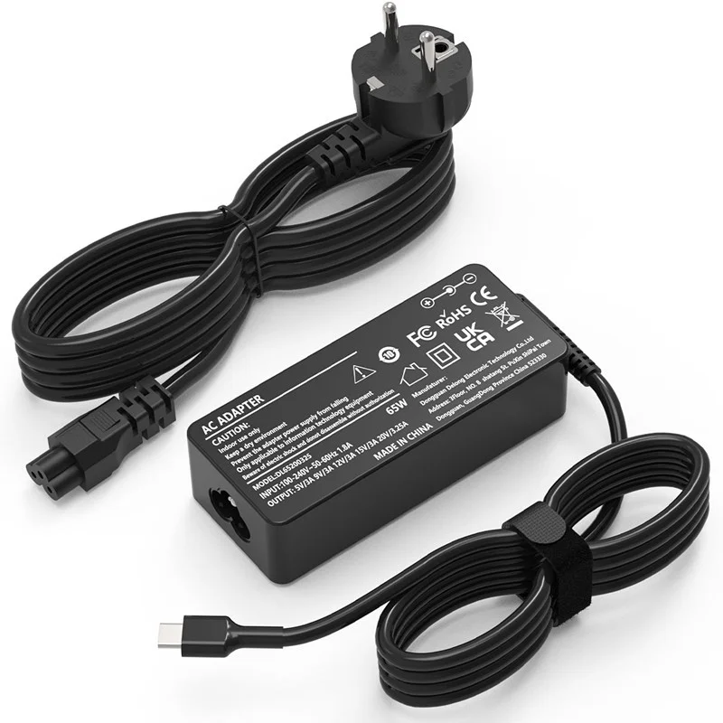 

Universal USB Type C Fast Laptop Charger for Dell Latitude 11 12 13 14 15 17 Chromebook XPS XPS12 12D Vostro Optiplex Venue