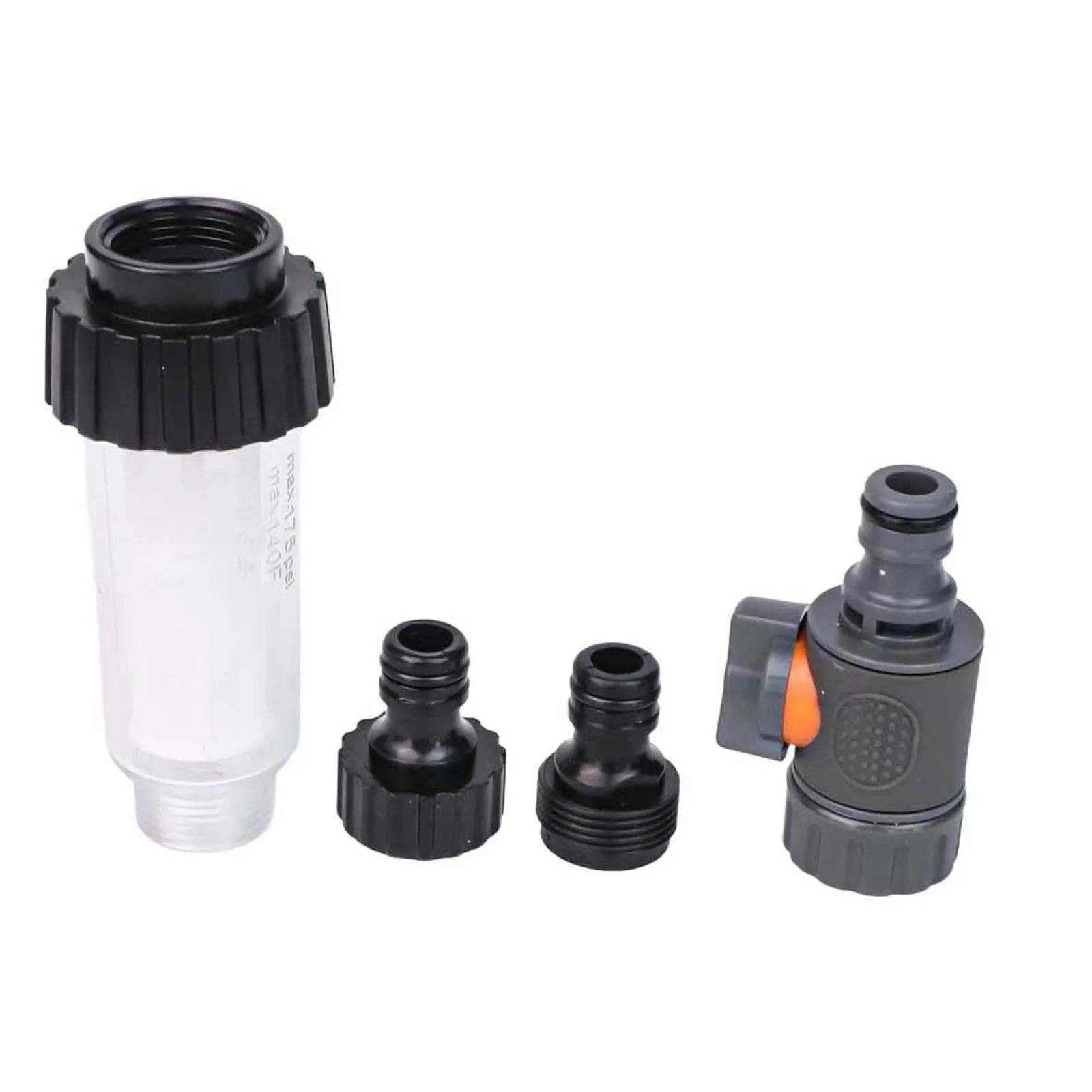 

For Garden Pumps Quick Adapter System Pressure Washer Filter Kit For Outdoor Use 21*7*7CM Hose Removes Impurities