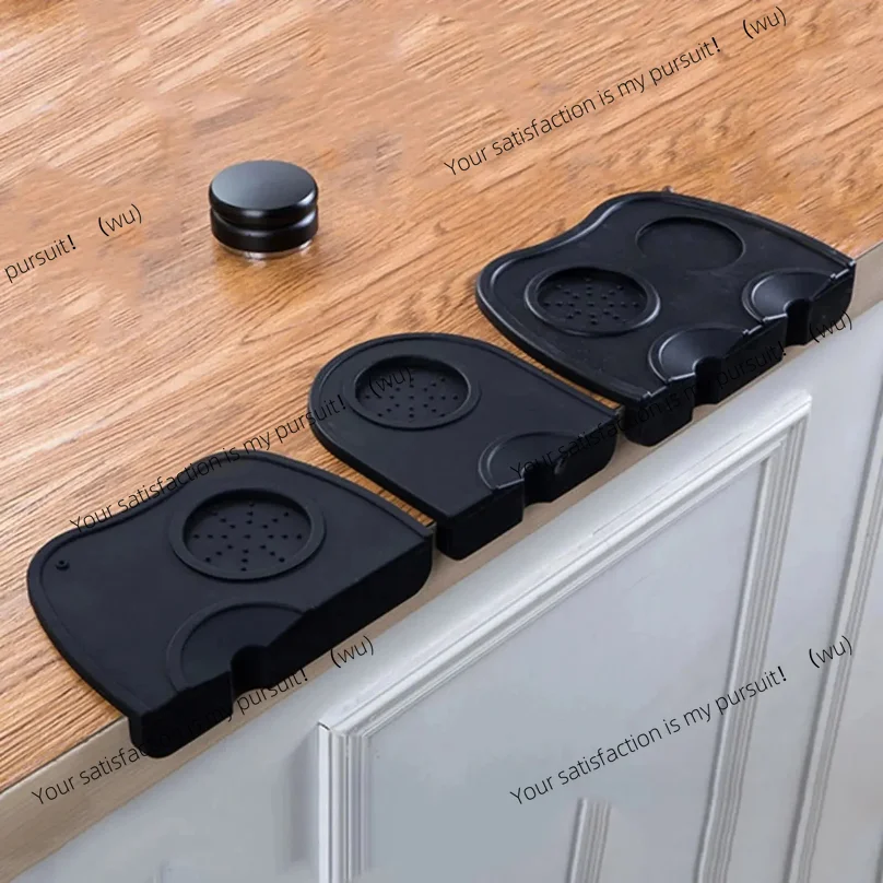 Espresso Coffee Tampers Mat Station Press Tampering Holder Corner Mat Pad Silicone Coffeeware WDT Tools Tamping Barista