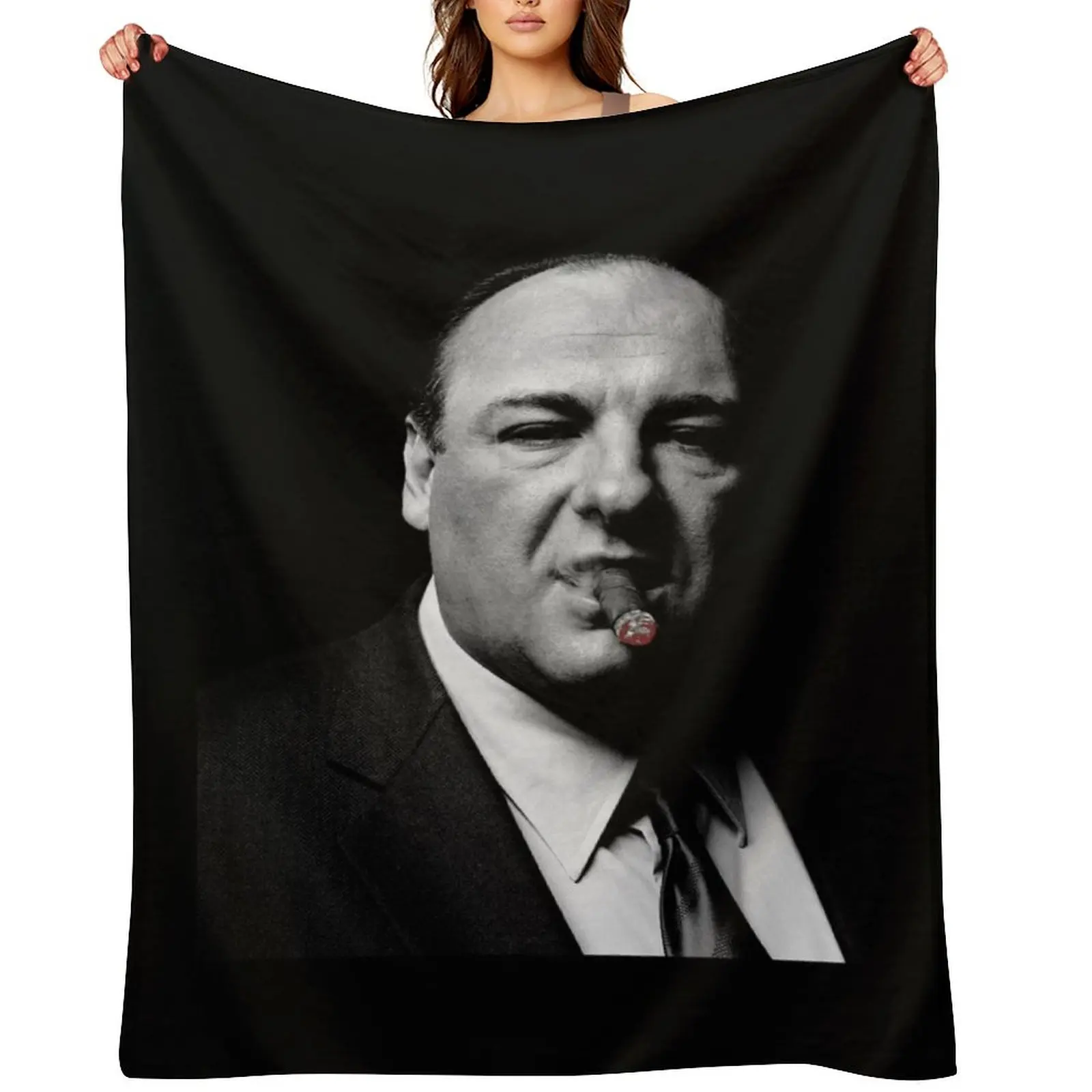 Tony Soprano cigar Throw Blanket for winter For Sofa Thin funny gift Soft Beautifuls Soft Beds Blankets