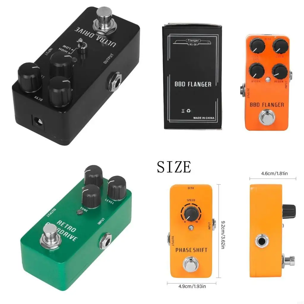  Guitar Overdrive Pedal Offering Timelesses Tone Perfect for Music Enthusiasts