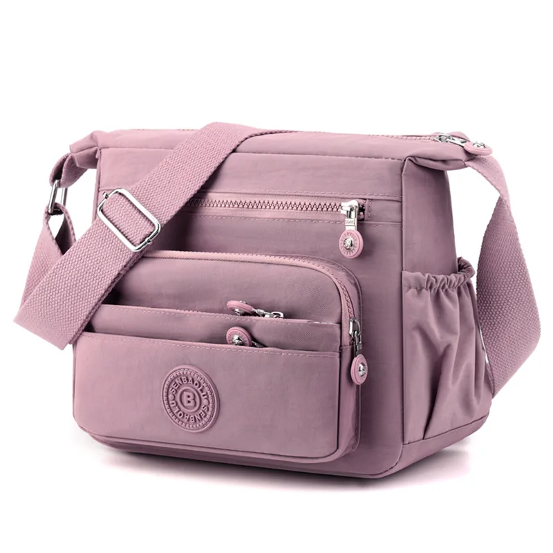 

Water-Resistant Nylon Backpack Large Capacity Commuter Bag New Ladies Single Shoulder Casual Shopping Crossbody Bag