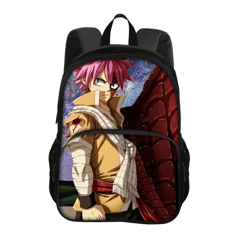 Fairy Tail with Front Pocket Backpack Boys and Girls Best Gift Stationery Sport Travel Large Capacity Bookbag