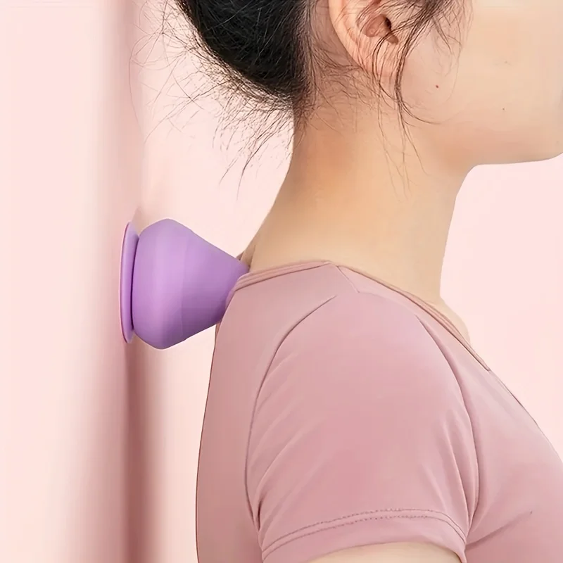 Wall-mounted Fascia Cone Suction Cup Massager, Multi-Function Wall Massager for Back Arm Foot Muscle Trigger Point Relaxation
