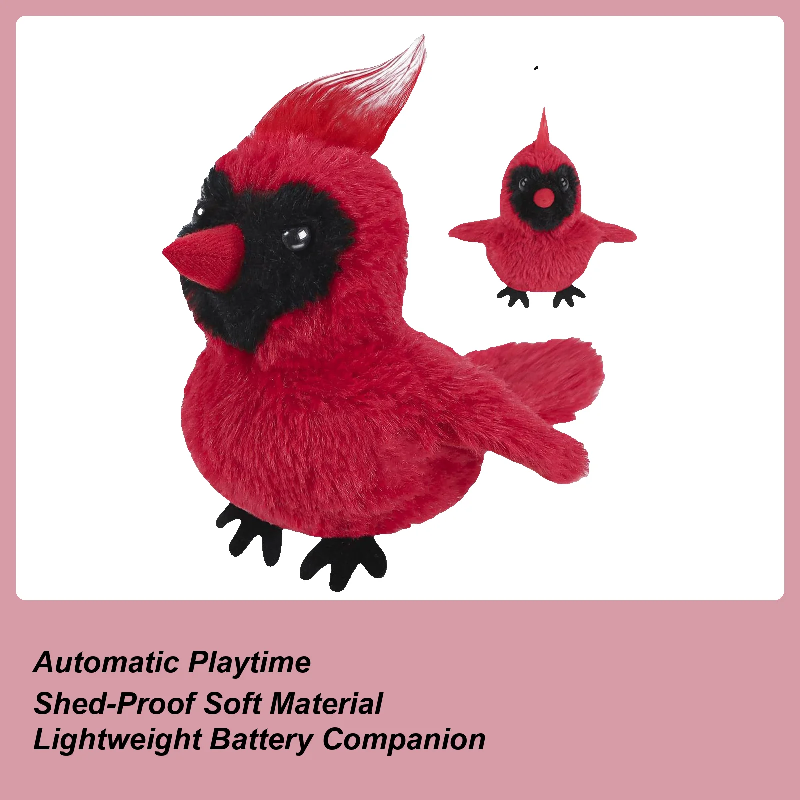 

Игрушка для кошек, летающих птиц, игрушка для кошек с хлопчатыми крыльями, электрические плюшевые развлечения для животных для щенков, кроликов, собак, домашнее животное