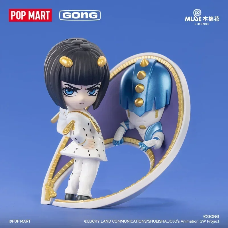 

POP MART GONG JOJO's Bizarre Adventure Golden Wind Series Mystery Blind Box Коллекционные фигурки Домашний декор Угадай игрушки Сумка