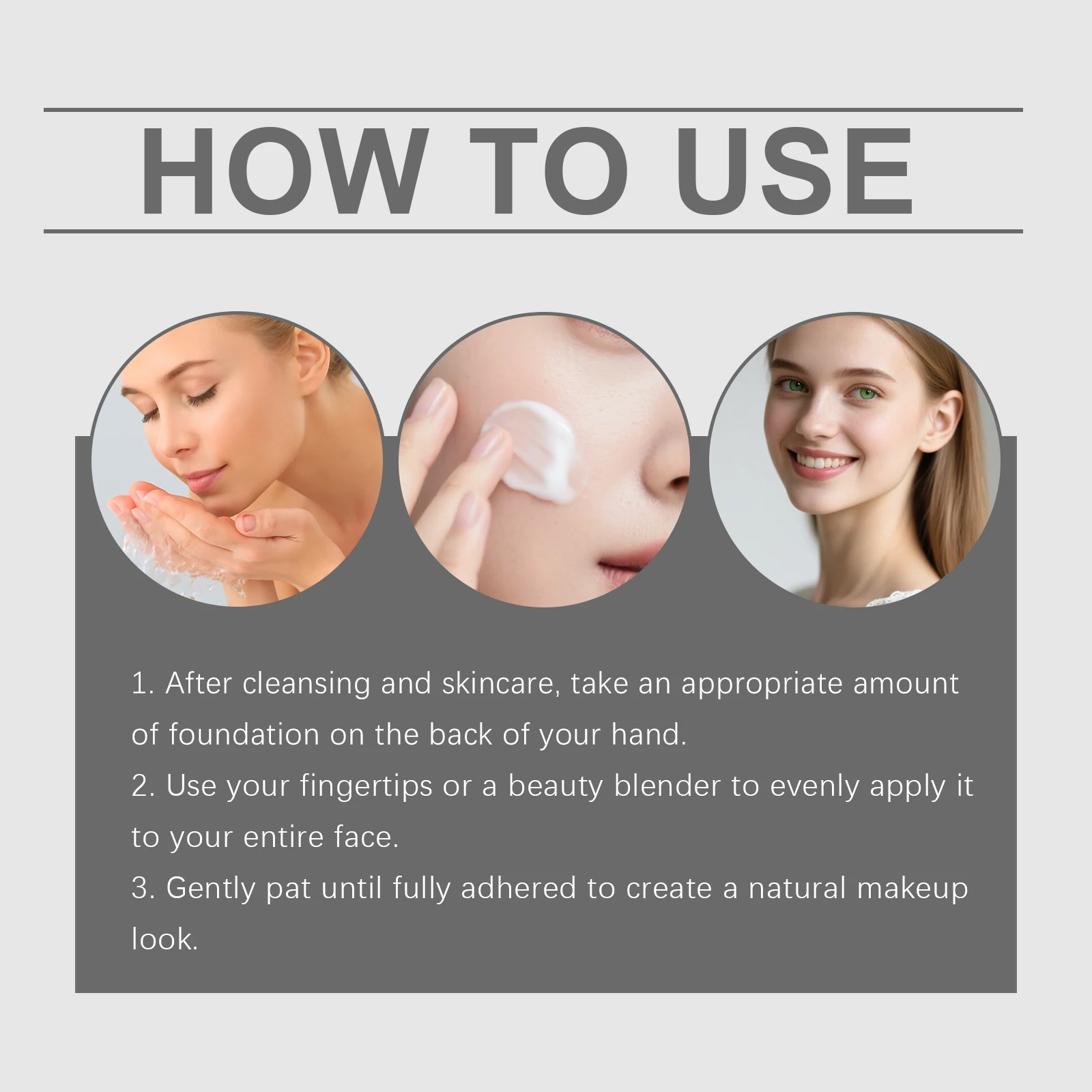 Liquid Foundation High Coverage Base Makeup Brightening Spf 15 Hydrating And Natural Makeup Cover Fine Lines Wrinkles And Spots
