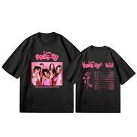 G I-DLE Iam free-ty album poster should support short-sleeved t figure print Hong Kong Wind Day boys and girls T-shirt
