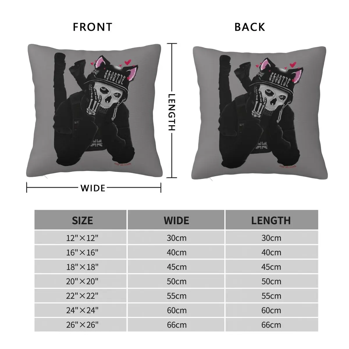 Call Of Duty Simon Ghost Riley Square Pillowcase Polyester Linen Velvet Creative Zip Decorative Throw Pillow Case Cushion Cover