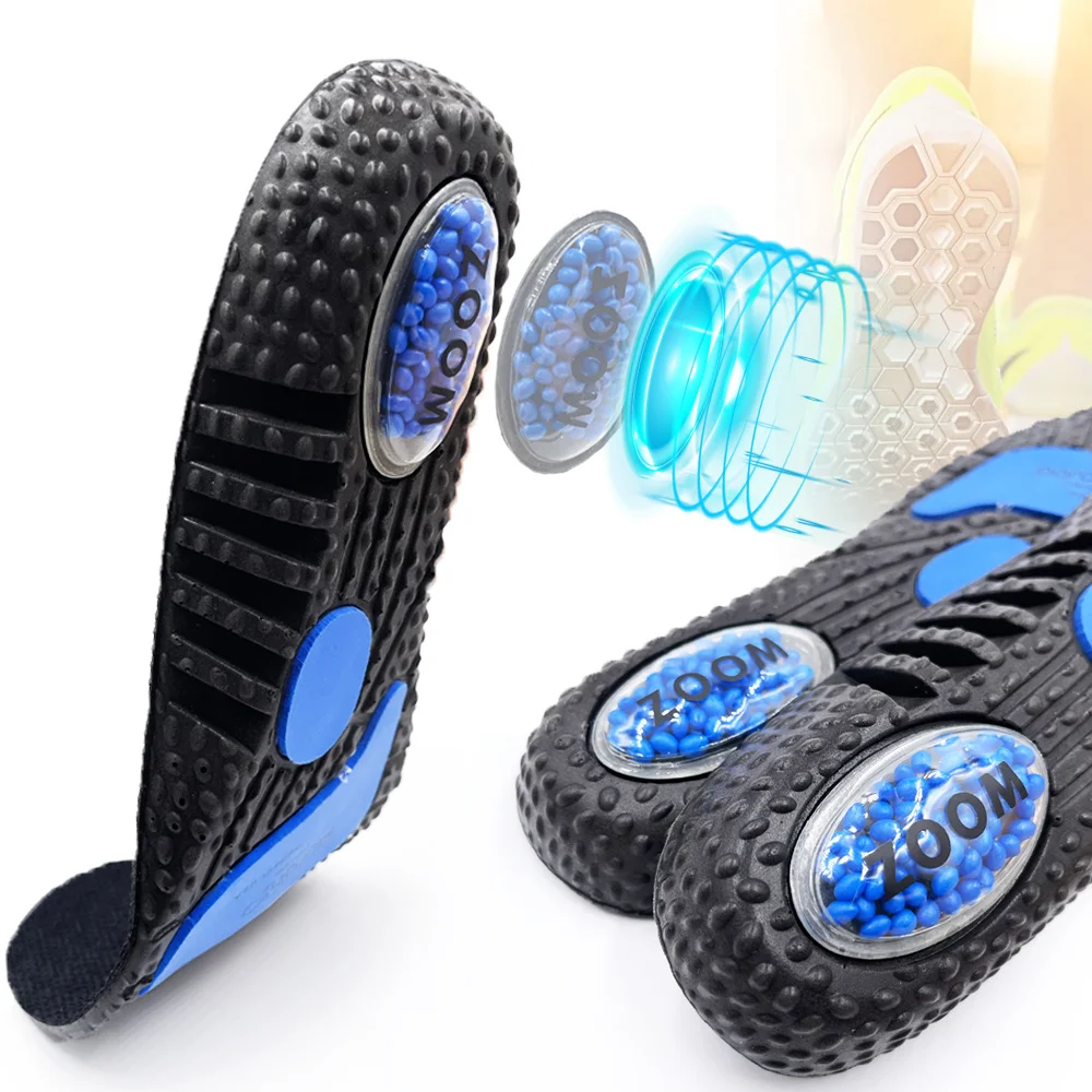 1-2 Pairs EVA Insoles Shoes Sole Shock Orthotic Absorption Deodorant Breathable Cushion Running Arch Support EID