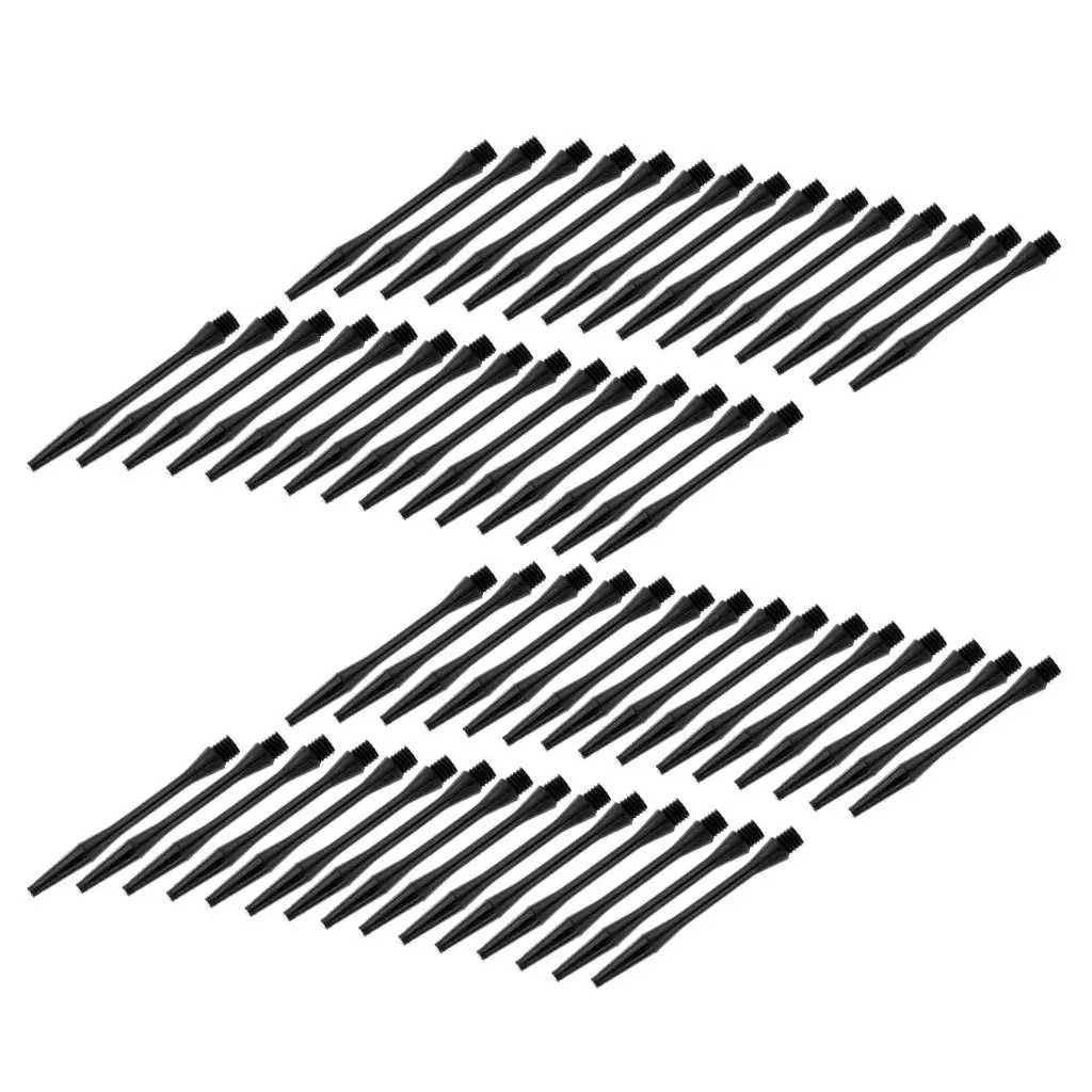 

Черные пластиковые стержни для дартса с прорезями, 60 штук, наборы для дартса для игр в помещении, диаметр резьбы 6 мм