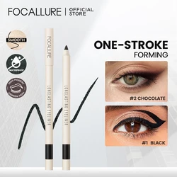 FOCALLURE ultracienki czarny eyeliner w płynie wodoodporny, długotrwały szybkoschnący gładki eyeliner ołówek długopis narzędzia kosmetyki do makijażu