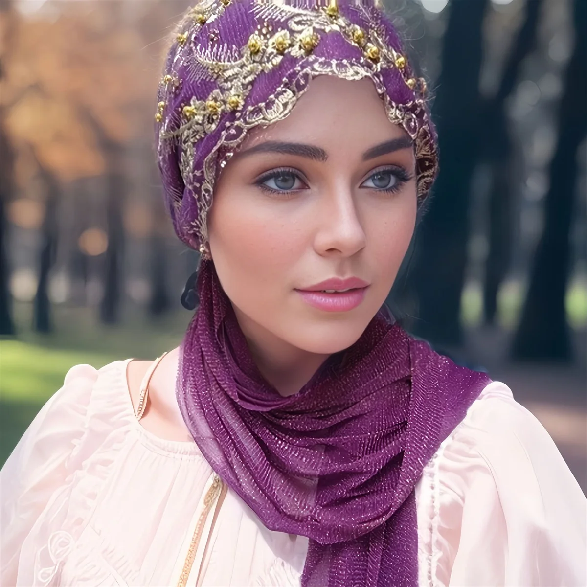 

Весенне-летний новый головной платок с лосем, шарф в этническом стиле, шляпа, шарф, модная шапка с перьями, шляпа с капюшоном, шляпа для волос