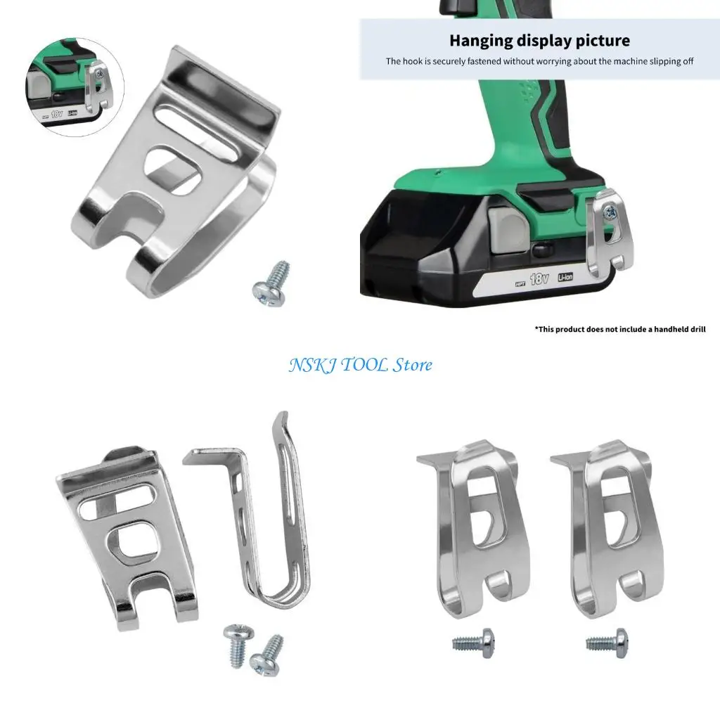 L8RC Ergonomic Electric Drill Belt Clip Hook For 18V 20V N268241 N169778 DCD980 Hammer Accessories