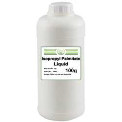 Hot Selling Isopropyl Palmitate Liquid IPP Cosmetic Raw Material Emollients With Stable Solvent Enhancing Properties 142-91-6