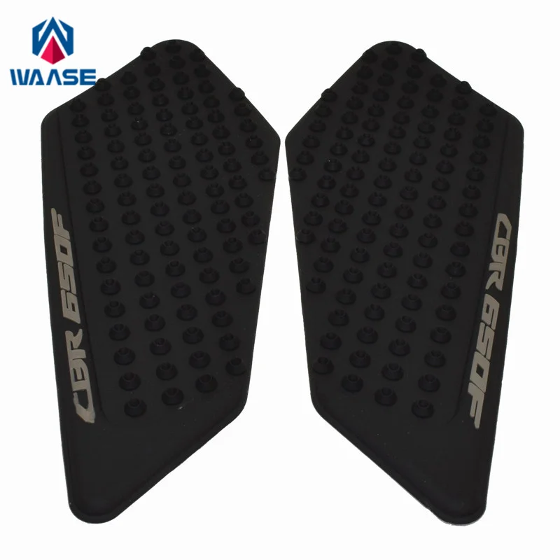 

waase For Honda CBR650F CBR 650 F 2014 2015 2016 2017 2018 Tank Pad Protector Sticker Decal Gas Knee Grip Tank Traction Pad Side