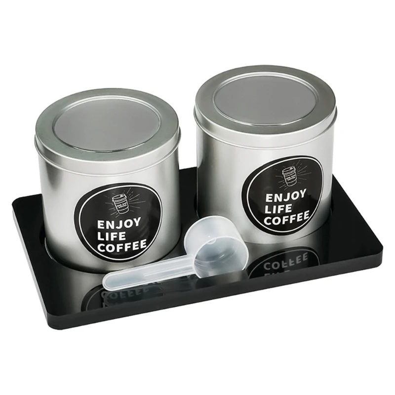 

Kitchen Sealing Jar Convenient Coffee Bean Keeper Set for Coffee Enthusiasts