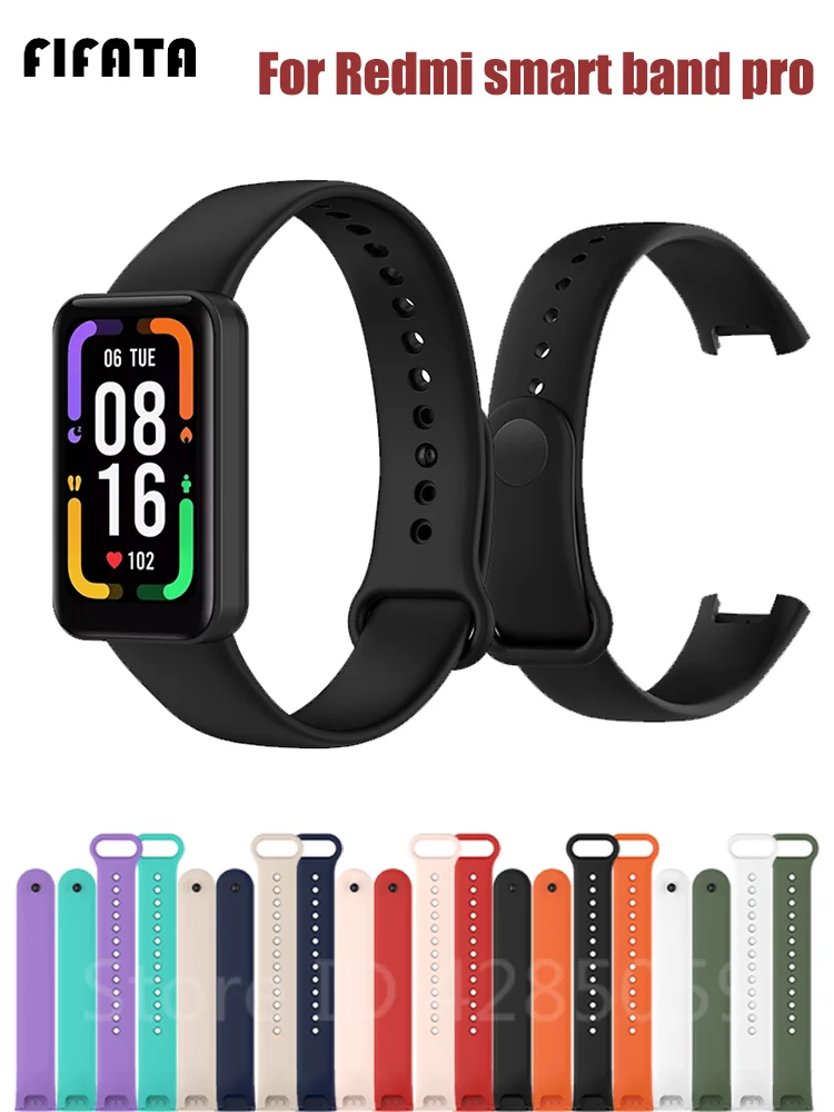 For Redmi Smart Band Pro Replacement Watchband Soft Silicone Sport Wrist Strap For Xiaomi Redmi Band Pro Bracelet Accessories