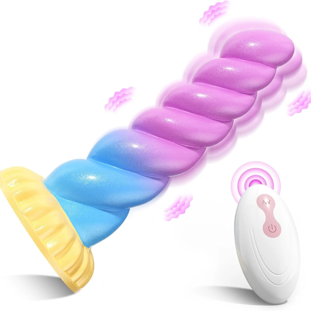 هزاز دسار ألعاب مثيرة ، التحكم عن بعد سيليكون الخيال الشرج دسار ، ألعاب جنسية للرجال النساء زوجين G-بقعة تحفيز البظر