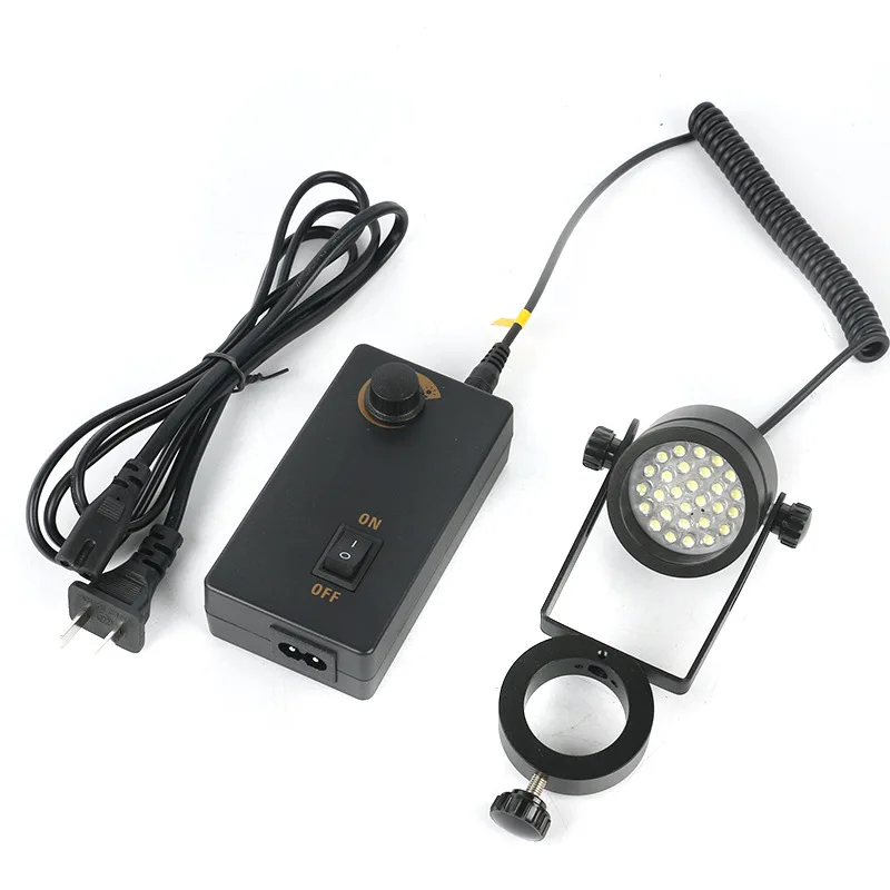 26mm/33mm microscope side light source supplementary light source oblique light source LED adjustable auxiliary light source