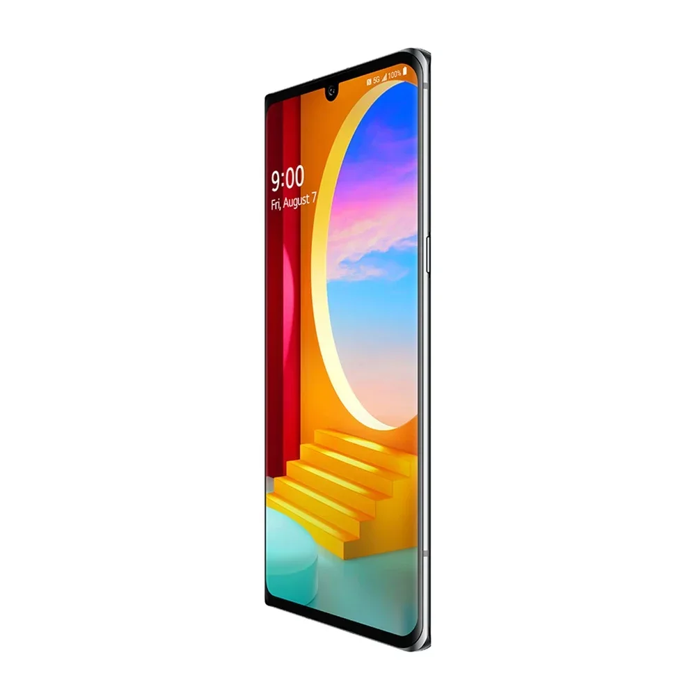 هاتف LG G9 VELVET G900VM G900TM 5G الأصلي NFC 6 + 128GB 48MP + 16MP ثماني النواة G9 VELVET الهاتف المحمول