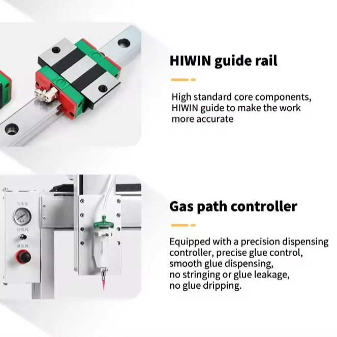 Factory Price AB Silicone/UV Glue Needle Tube Hot Melt Glue Automatic Intelligent Desktop Dispensing Glue Dispenser Machine