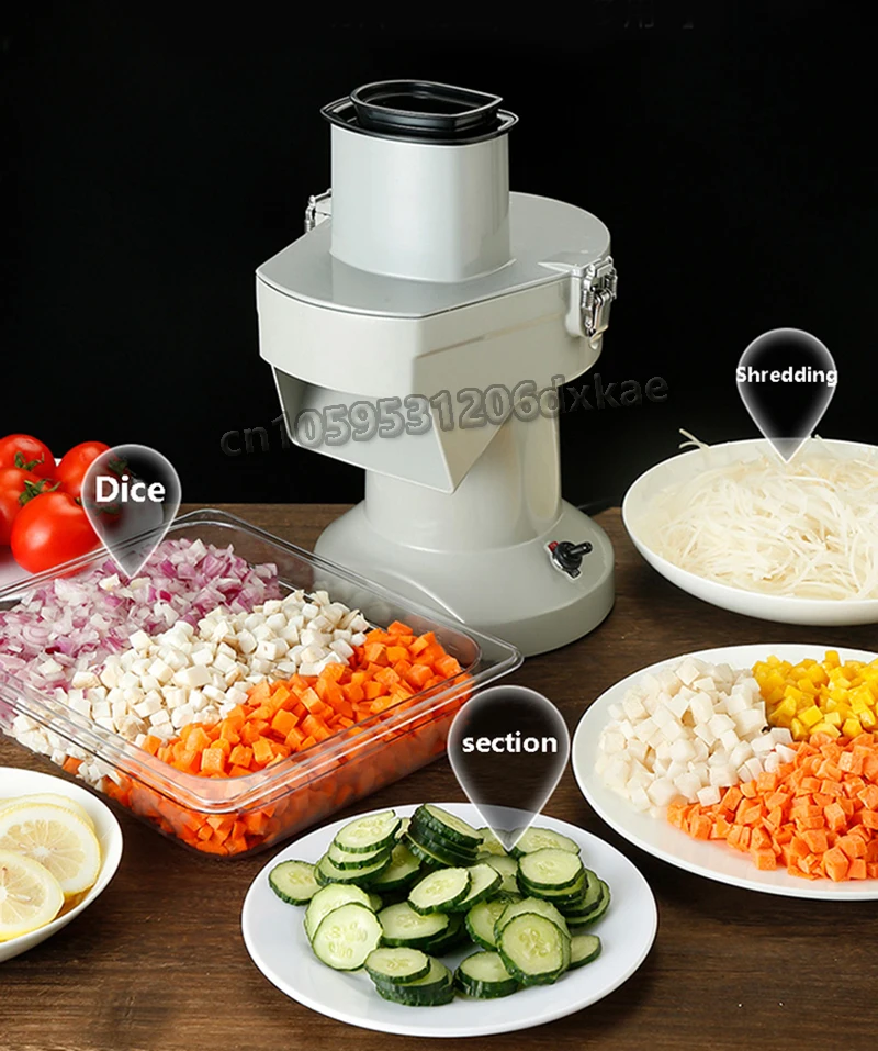 Multifunctional Vegetable Carrot Potato Dicing Machine Cutter Slicer Commercial Dicing Machine Small Electric Slicer Shredde