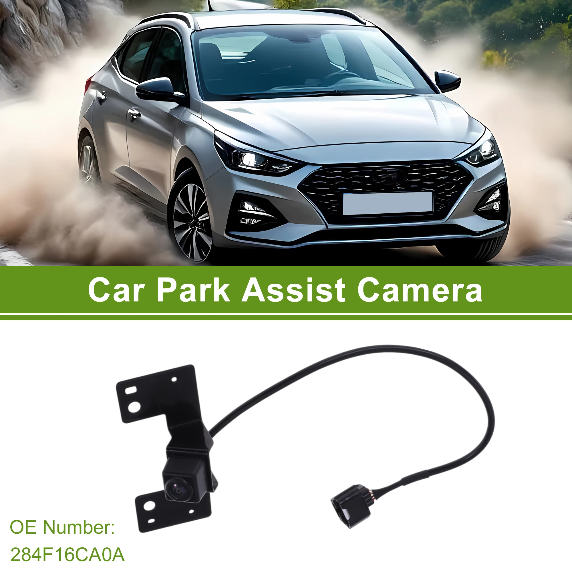 UXCELL Car Park Assist Camera Front View Camera for Nissan Altima 2.0L 2.5L 2019-2022 No.284F1-6CA0A 1Pc