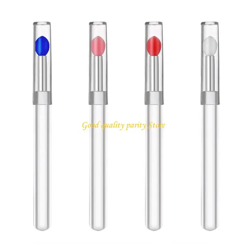 M4ya 5pcs فرشاة الشفاه السيليكون الحفاظ على مكياج الشفاه فرشاة الشفاه الجمال بلا عيب