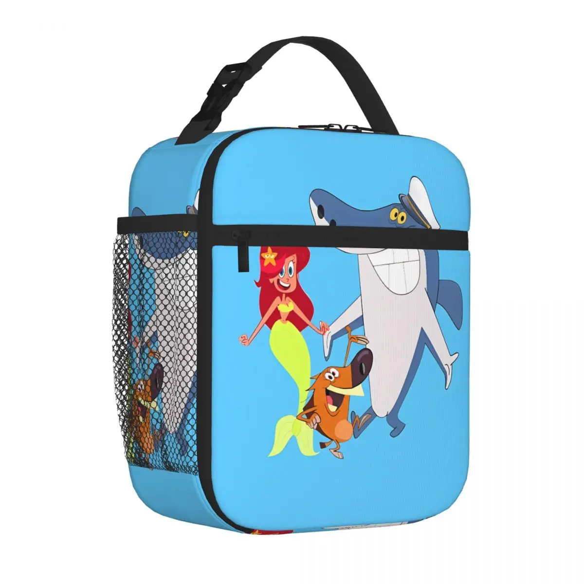 Bestselling Zig And Sharko Marina Mermaid Floral Thermal Lunch Bag Workday Snack Lunch Handbag