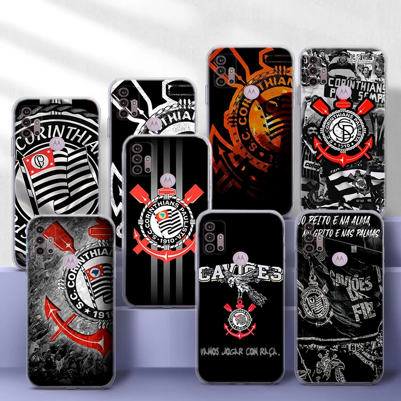 C-Corinthians Soft Case for Moto G41 G32 G41 G23 G50 G51 G60 G7 G8 Power G71 G9 Play Plus P40